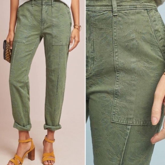 Anthropologie Pants - Anthropologie The Wanderer Green Cargo Utility Pants
Straight Leg